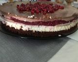 Málnás-csokis mousse torta recept fázis 6 fotója