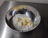 Foto del paso 1 de la receta: Quiche de lacón y espinacas con masa colorada