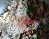 A picture of step 3 of Chana soya tikki.