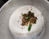 A picture of step 3 of Masala Veg Idli with Peanut coriander Chutney.