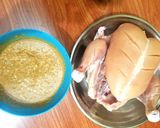 A picture of step 3 of Murgh Musallam.