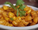 A picture of step 1 of Crispy corn.