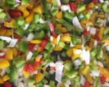 Foto del paso 4 de la receta Paella de ternera con pimientos y champiñones