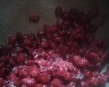 A picture of step 2 of Bazarii Macroni spaghetti chana fruit chaat.