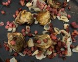 Foto del paso 3 de la receta Alcachofas con jamón al microondas