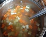 Foto del paso 2 de la receta: Sopa de verdura y huesos de pollo con zanahoria rescatada 😅