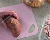 Foto del paso 2 de la receta: Papas y Batata Hasselback