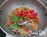 A picture of step 1 of Tofu or Soya Paneer and Veg Vermicelli.