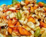 A picture of step 5 of Seasonal fruit chaat.