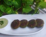 A picture of step 6 of Hara Bhara Kebab.