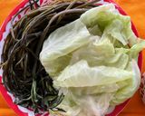 รูปขั้นตอนการทำที่ 2 ของ น้ำพริกเห็ดนางฟ้า 🍄🌶️ผักลวกที่ชอบ🥬