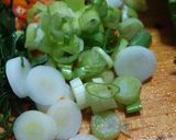 A picture of step 3 of Larb Salmon.