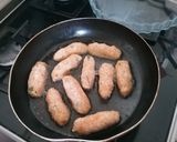 Une image de l'étape 2 de Croquettes de Riz Dorées, Nappées de Sauce.