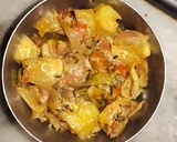 A picture of step 4 of Mix veg.