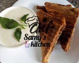 A picture of step 1 of Egg and sardine sandwich.