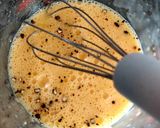 A picture of step 1 of My Pancake Egg rolled in a Wrap.
