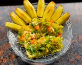 A picture of step 5 of Vegetable egg cake.