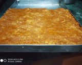 A picture of step 4 of Chana flour burfi.