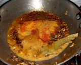 A picture of step 2 of Kadai Matar Paneer.