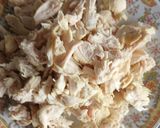 A picture of step 2 of Malaysian chicken fried rice.
