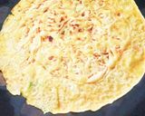 A picture of step 5 of Besan ka chilla.