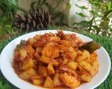 Foto langkah ke 4 dari resep Balado Kentang Udang.