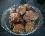 A picture of step 7 of Oven baked meat balls.