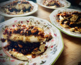 Foto del paso 7 de la receta: Bacalao a la miel sobre cama de alcachofas