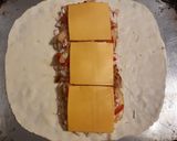 Foto del paso 4 de la receta: Tarta de pollo y cheddar trenzada
