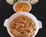 Foto langkah ke 4 dari resep Nasi Goreng Bawang Putih + Telur Dadar Tahu.