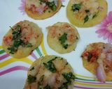 A picture of step 5 of Stuffed Potato Fritters Chaat.