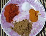 A picture of step 2 of Shalgam Palak Gosht.