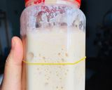 Hình bước làm 3 của món Bánh mì chua (sourdough) không cần định lượng chính xác, không bỏ đi bột cái, và không cần nhào bột