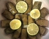A picture of step 5 of Dolmas / Dolmades (Stuffed Grape Leaves).