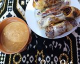 A picture of step 4 of Air Fryer Vietnamese Rice Paper Rolls.