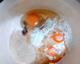A picture of step 2 of Aata pancake.