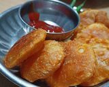 A picture of step 4 of Crispy potato bhajiya.
