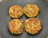 A picture of step 9 of Healthy High Protein Sprouted Green Gram Oats Paneer Tikki.