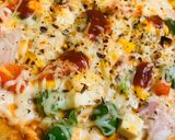 A picture of step 3 of Mayonnaise Paneer Cheese Pizza.