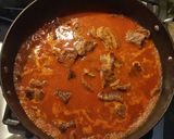 A picture of step 6 of Beef with Chile for Birria.