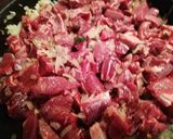 Vörösboros őzragu, vargányával recept fázis 2 fotója