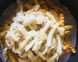 A picture of step 4 of Mac fries.