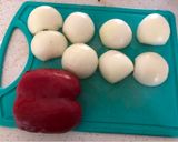 Foto del paso 2 de la receta: Arvejas con pimiento y longaniza