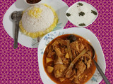 خورشت کنگر با مرغ