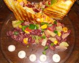 A picture of step 4 of Protein salad with creamy sandwich.