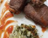 Foto del paso 4 de la receta: Arrolladitos de carne con puré mixto