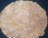 A picture of step 4 of Leftover vegetable parantha.