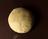 A picture of step 1 of Khoba roti.