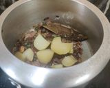 A picture of step 6 of Ghugni (white Matar).