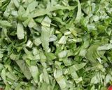 A picture of step 1 of Sarson Ka saag chicken.
